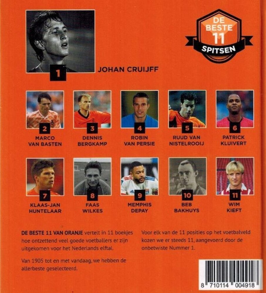 The Best 11 Strikers - Johan Cruyff - Unique Football Book with Hardcover and 63 Pages (Dutch Edition)