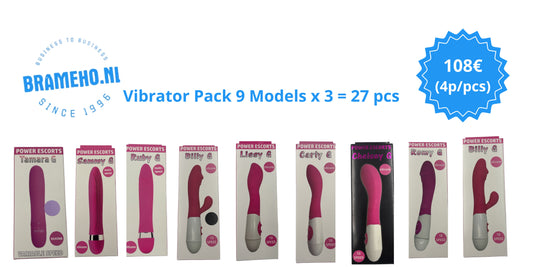 Vibrator Pack 9 Models x 3 = 27 pcs