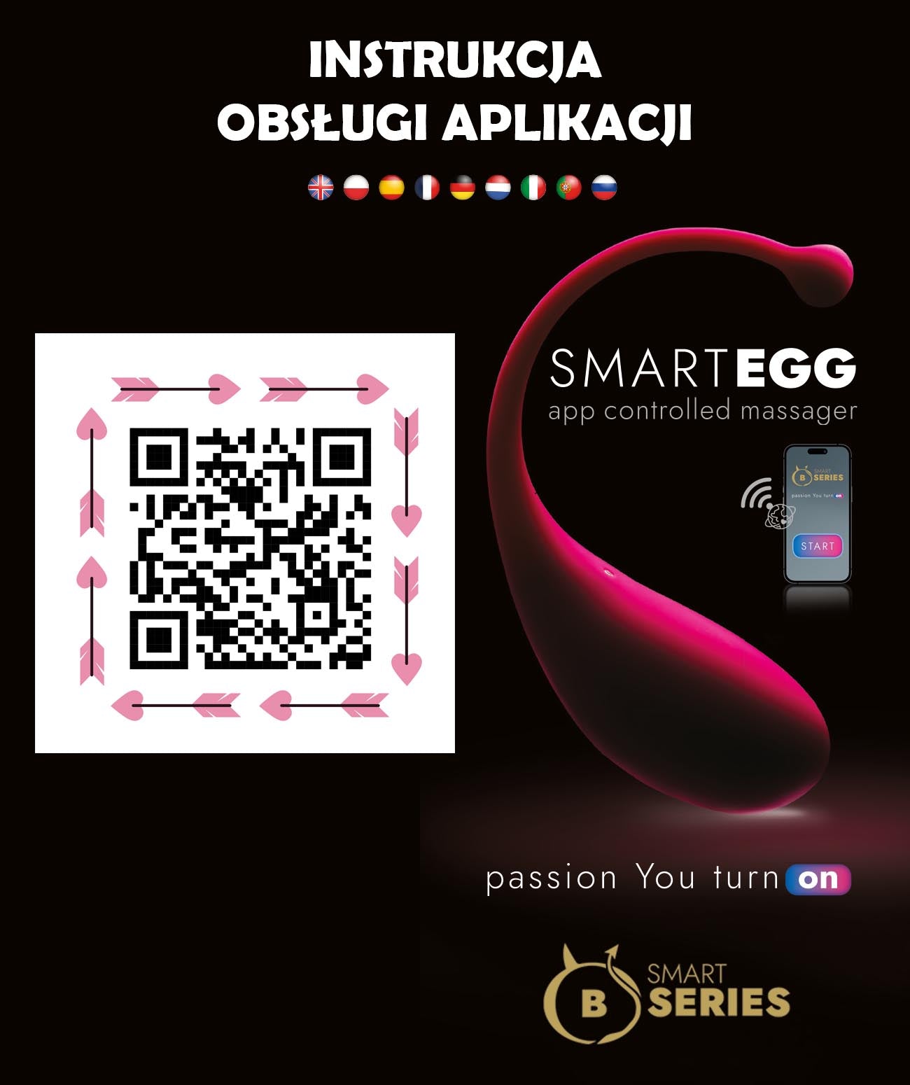 Bossoftoys - 110-00002 - Smart App Controlled egg - USB - Pink