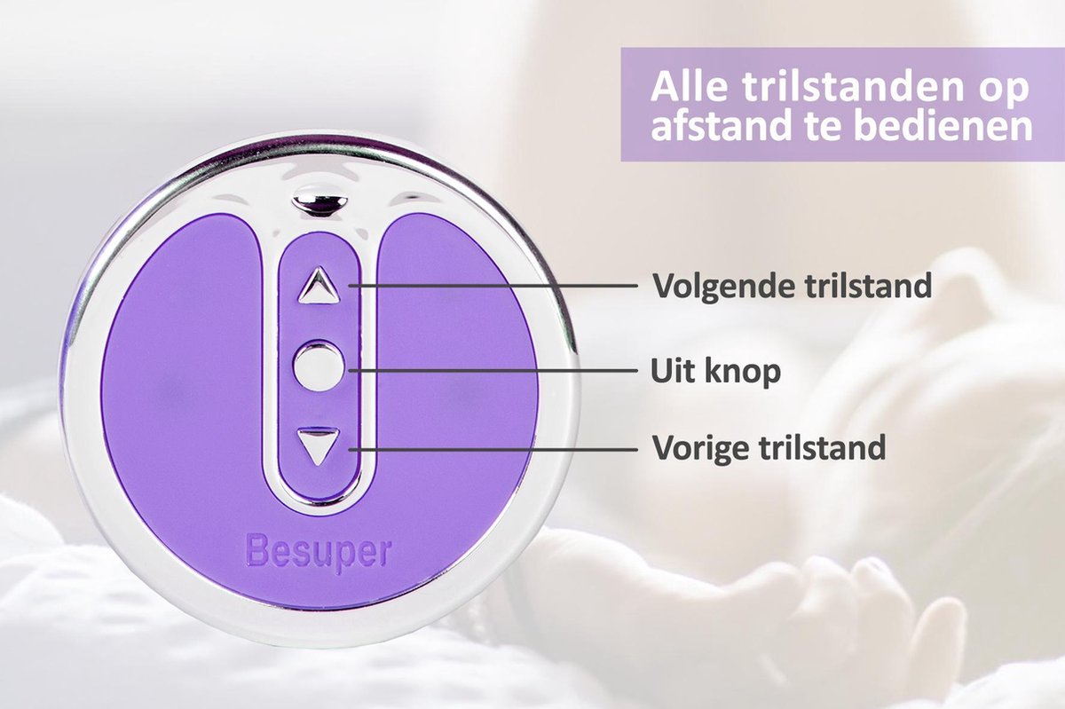 Besuper - Couple Vibrator With Remote Control - Pink Silicone - Usb Rechargeable