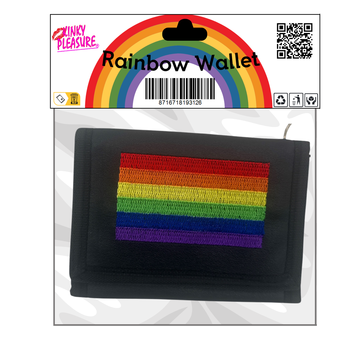 Kinky Pleasure - KPP023 - Pride – Rainbow Wallet with Chain