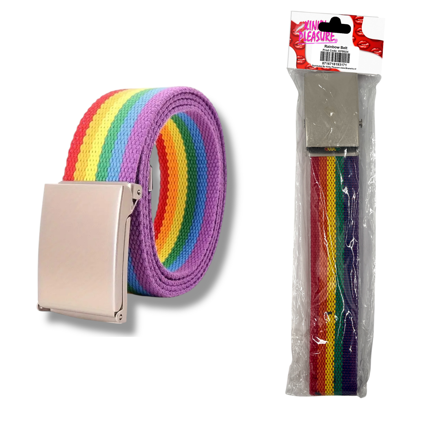 Kinky Pleasure - KPP024 - Pride – Rainbow Belt - Rainbow
