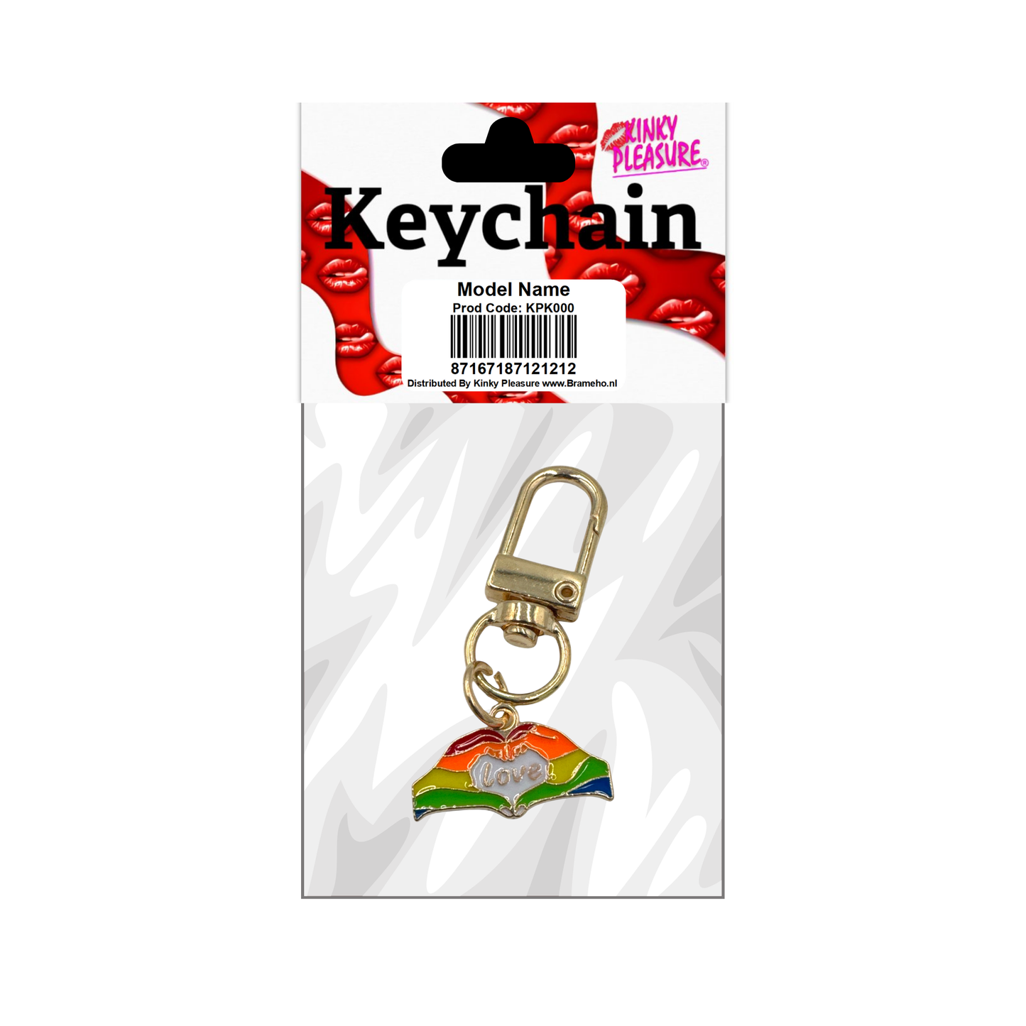 Kinky Pleasure - KPK013 - Keychain - Hands Love
