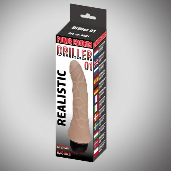 Power Escorts - BR31 - Driller 01 - Realistic Vibrator 2 colours