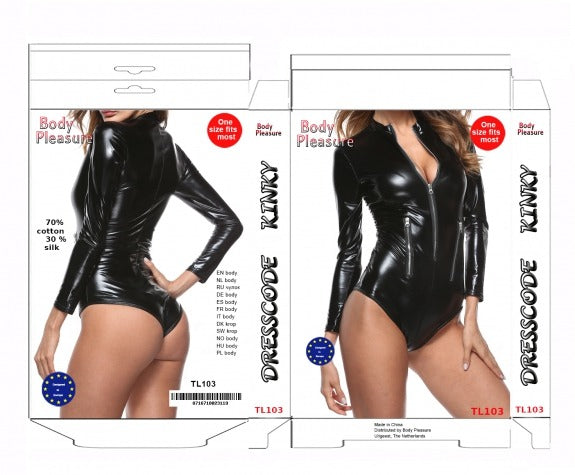 Body Pleasure - TL103 M/L - Wet Look Tight Body