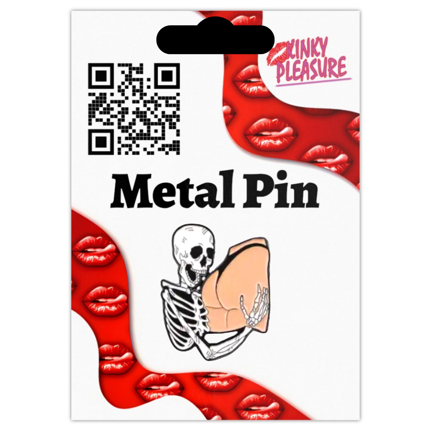 Kinky Pleasure - KPB062 - Badge / Pin - Skelet Booty