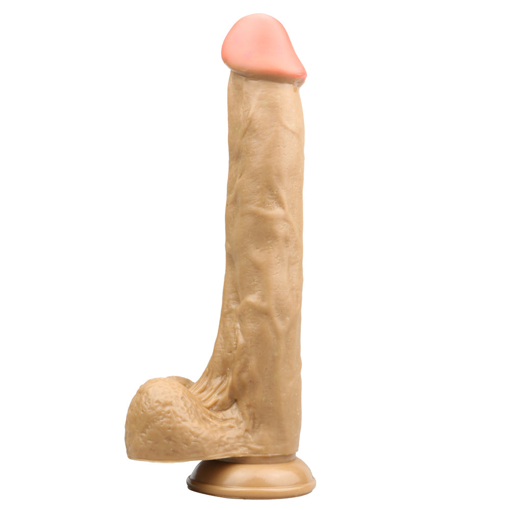 Power Escorts - BR159 Black - Rocket John 8,2'' - Realistic Dildo - 8,2 Inch / 21 CM