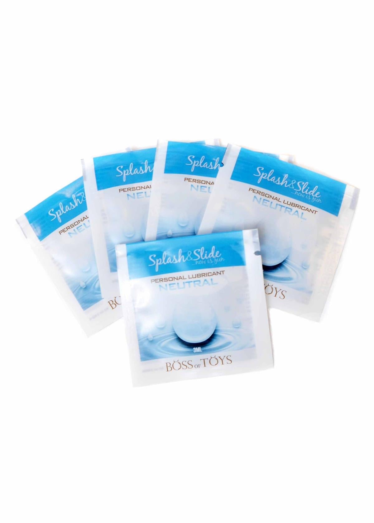 Bossoftoys Sachets Lubricant Neutral 3 ml - Waterbased - 2-00244