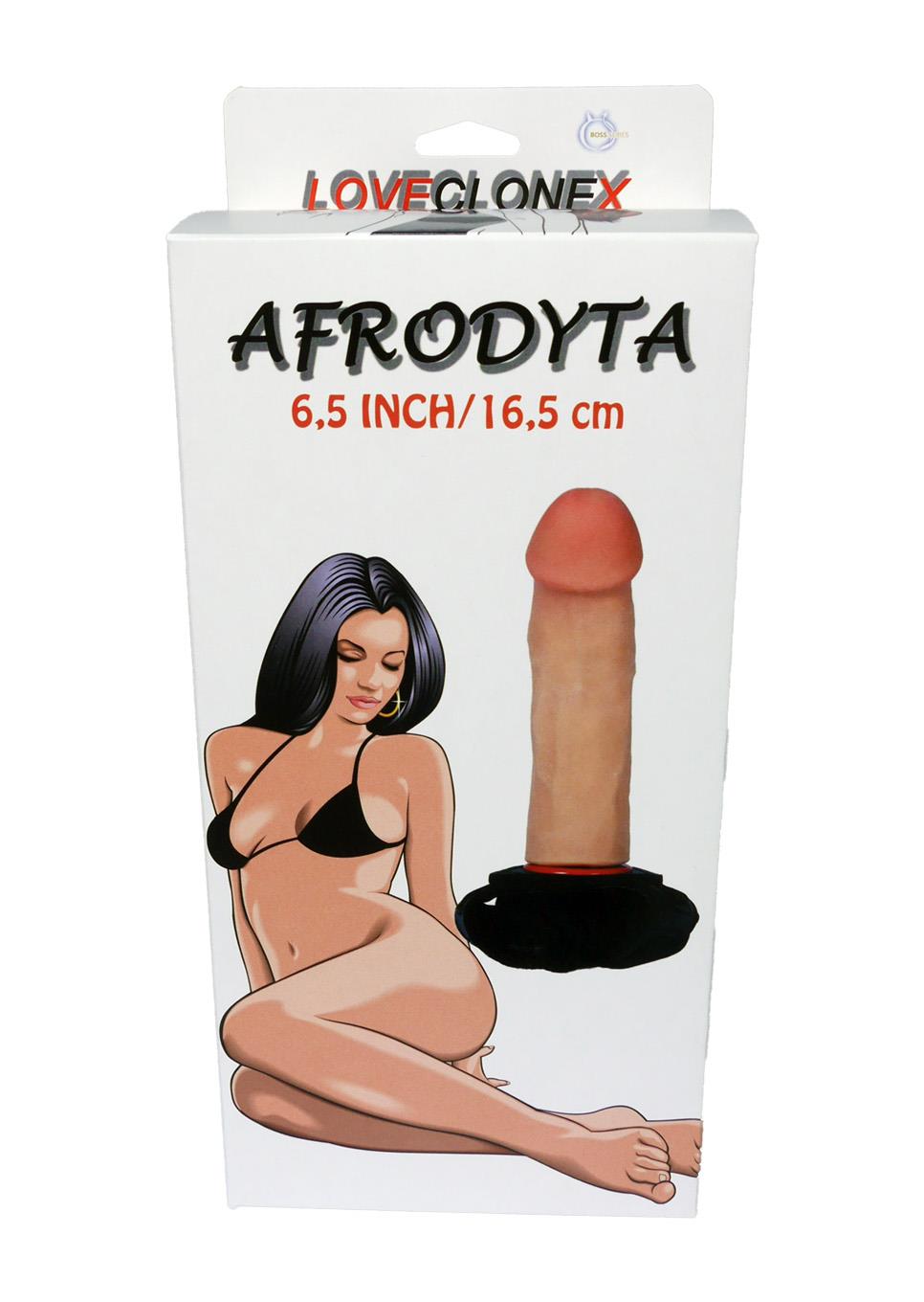 Boysoftoys - 21-00012 - AFRODYTA Strap On 6,5 inch / 16,5cm - Loveclonex - Ultra Realistic Strap on - 21-00012 - Cyber skin feels like real - Better then Silicone - 3,5 cm thick - Flesh