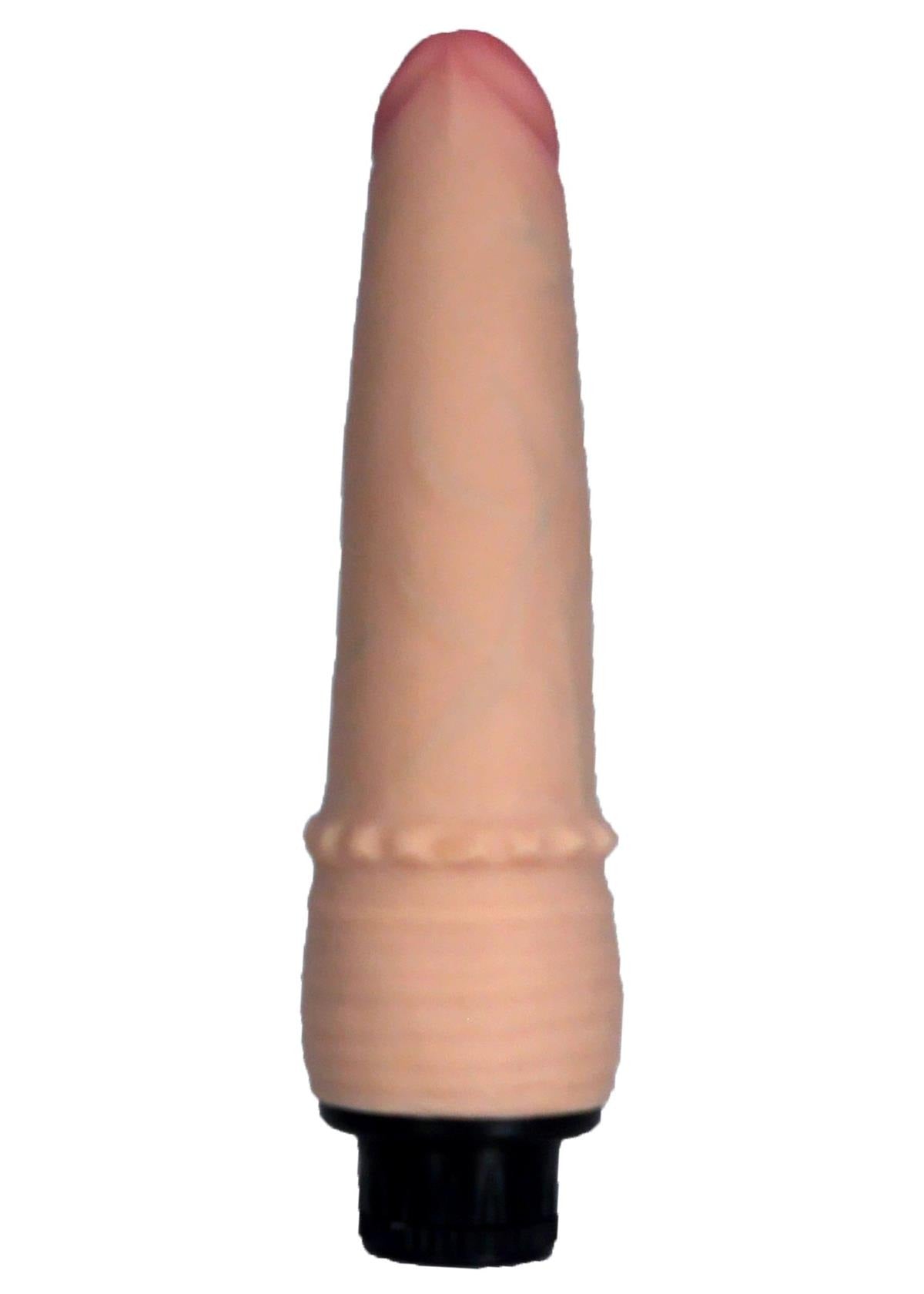 Boysoftoys - 21-00026 -Pluton - Clone X - realistic vibrator - super flexible Cyberskin material - size 18 cm - 6 Inch - flesh colour - Fat boy 3,4 cm Dia - attractive Colour box
