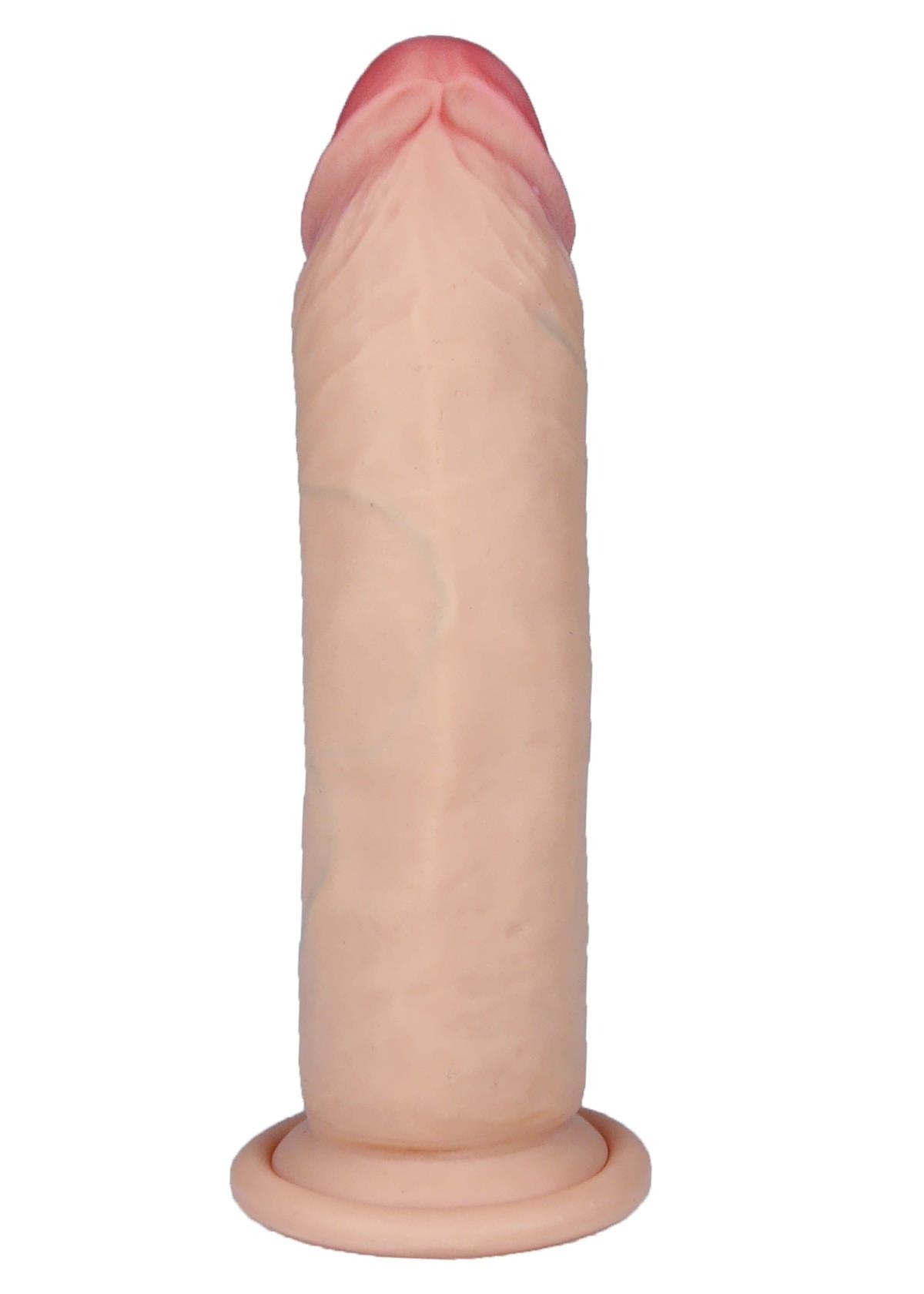 Bossoftoys Potos Ultra Realistic Dildo - Love clone X - 21-00027 - Cyber skin feels like real - Better then Silicone - 4,8 cm thick - Suction Cup - Flesh - 7 inch / 17,5 cm