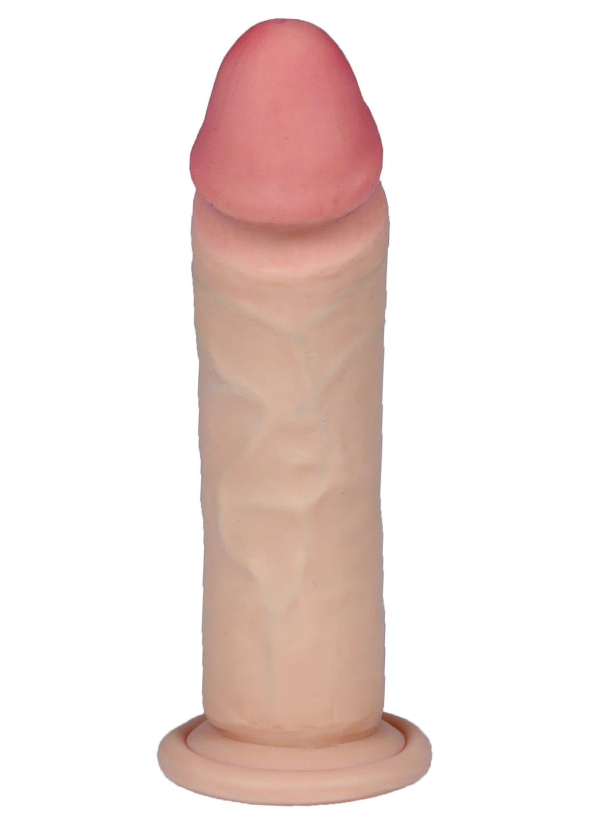 Bossoftoys Potos Ultra Realistic Dildo - Love clone X - 21-00027 - Cyber skin feels like real - Better then Silicone - 4,8 cm thick - Suction Cup - Flesh - 7 inch / 17,5 cm