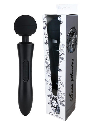 Boysoftoys Ultra Big size Wand massager - Enormous Size - 35 cm - Head size 7,7 cm - Black - Rechargeable - 22-00010