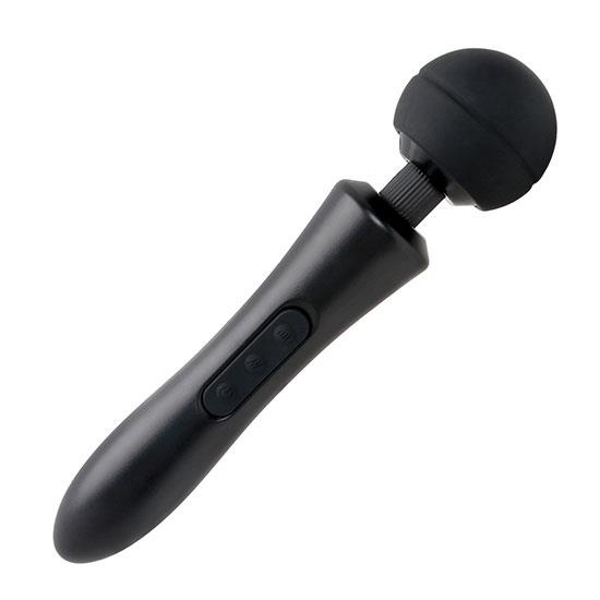 Bossoftoys Ultra Big size Wand massager - Enormous Size - 35 cm - Head size 7,7 cm - Black - Rechargeable - 22-00010