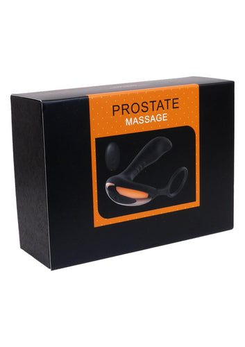 Bossoftoys - 22-00015 - Prostate Stimulator - Remote control - 2 strong Motors - 10 Function - Rechargeable - Black - very stylish black design box