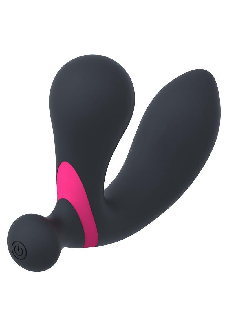 Bossoftoys - 22-00016 - Prostate Stimulator - Remote control - 2 strong Motors - 10 Function - Rechargeable - Black  - very stylish black design box