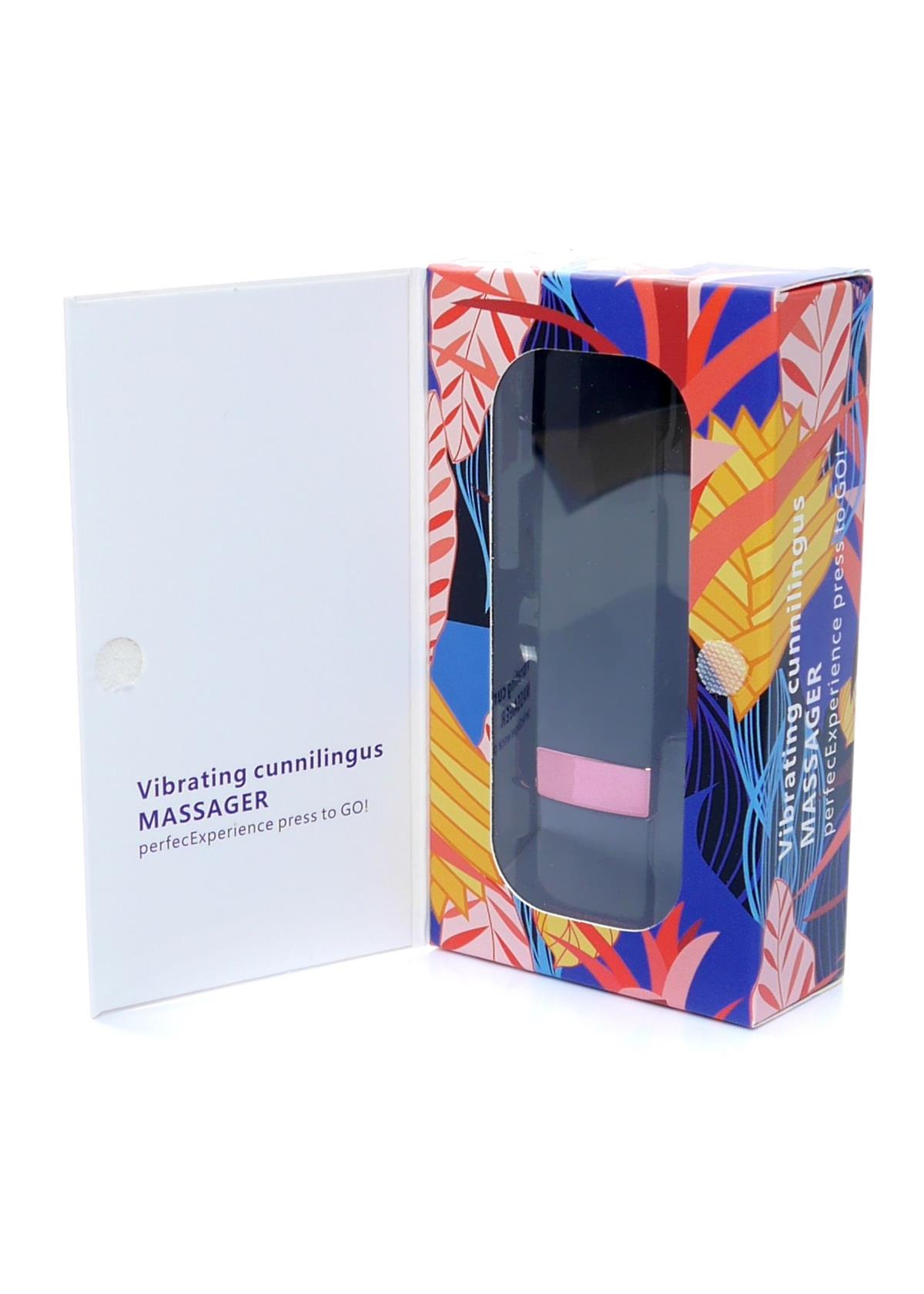 Bossoftoys - 22-00024 - Lipstick Vibrator - Rechargeable - Black housing - Colour box