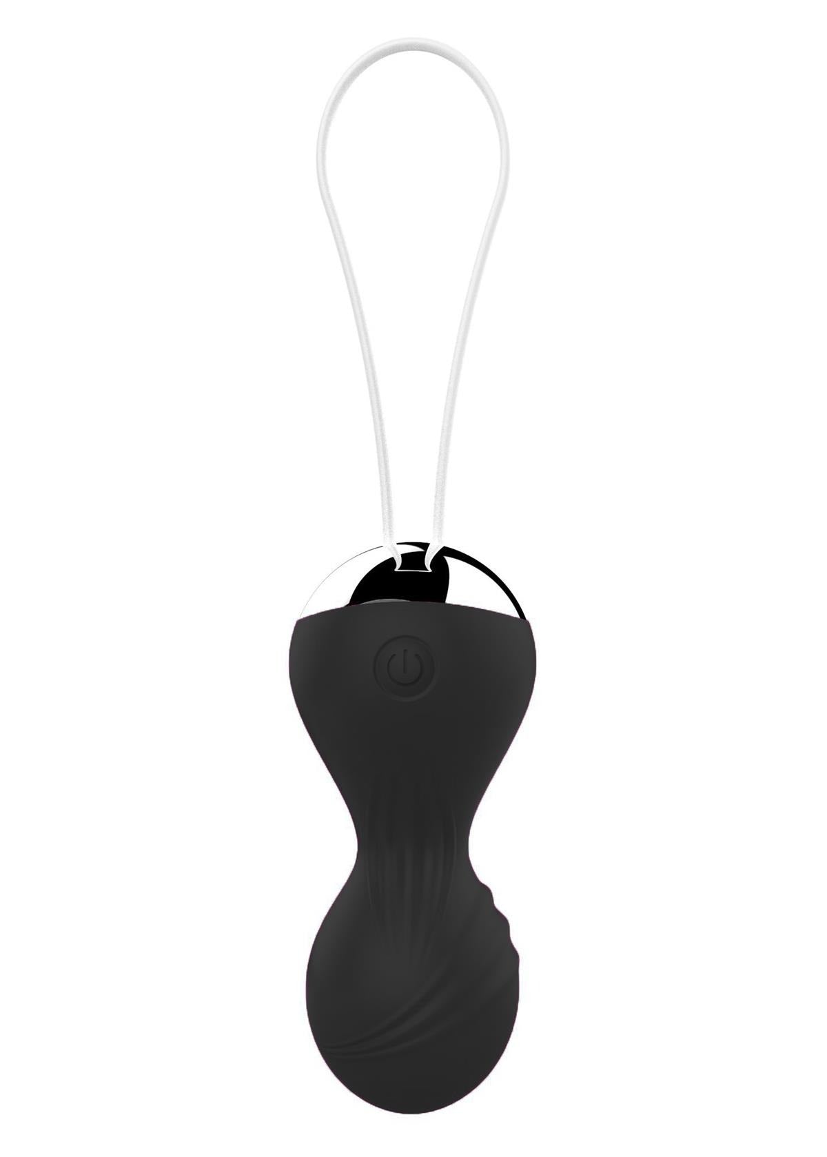 Bossoftoys - 22-00025 - Vibrating Kegel Balls - Silione - total length 8 cm - dia 3/3,5 cm - 10 function Remote Control - Rechargeable- colour windowbox