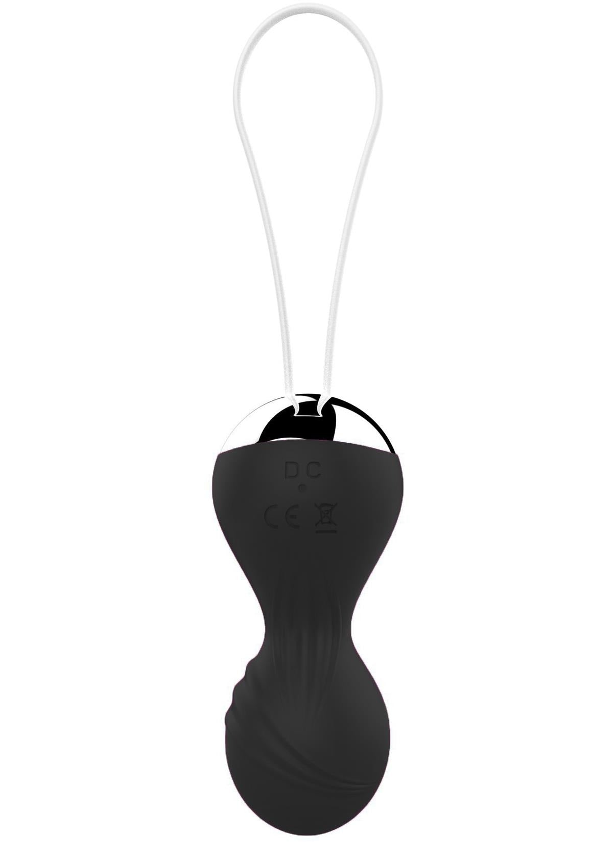 Bossoftoys - 22-00025 - Vibrating Kegel Balls - Silione - total length 8 cm - dia 3/3,5 cm - 10 function Remote Control - Rechargeable- colour windowbox