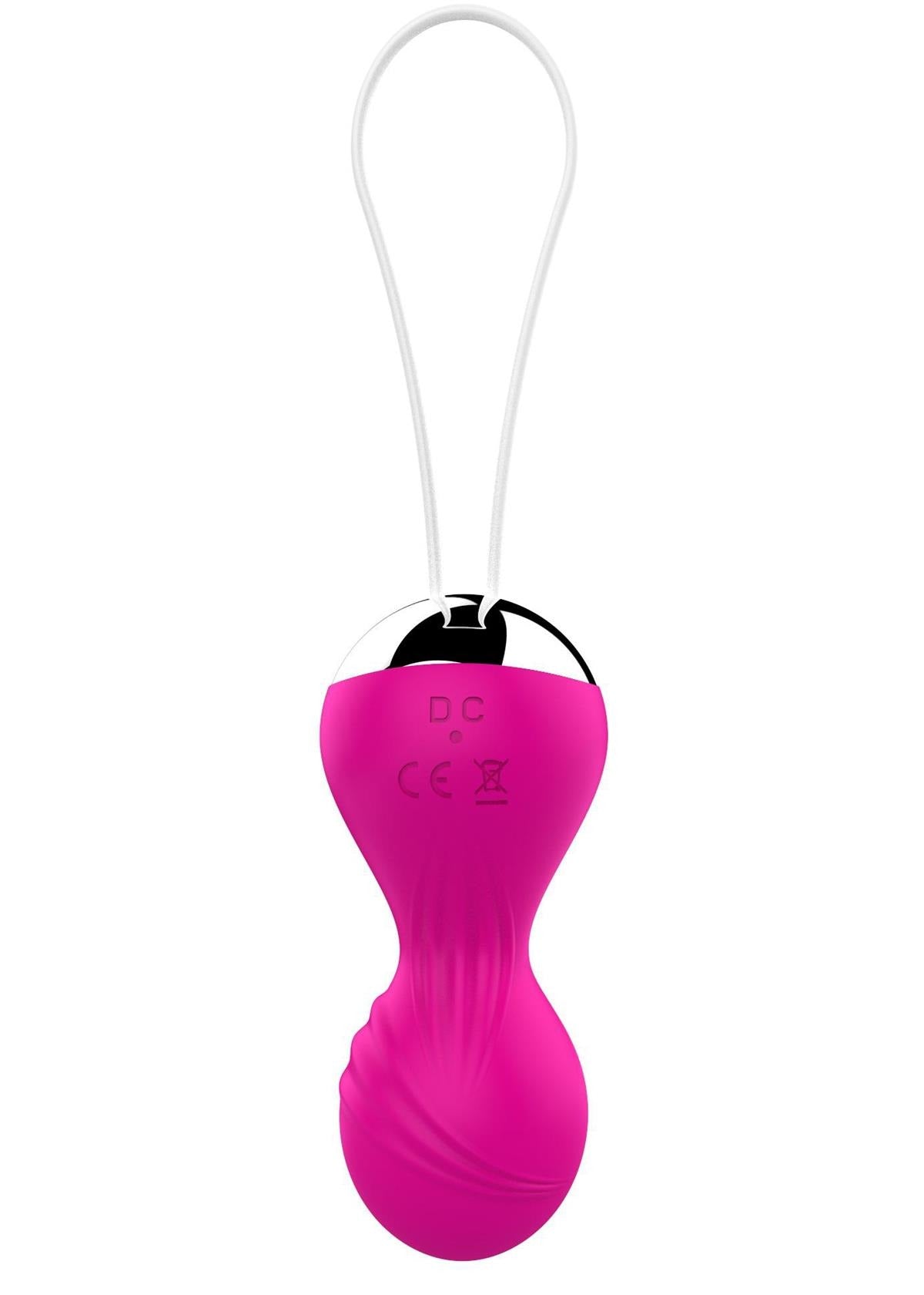 Bossoftoys Vibrating Kegel Balls - Remote Control - Rechargeable - Pink - 22-00027