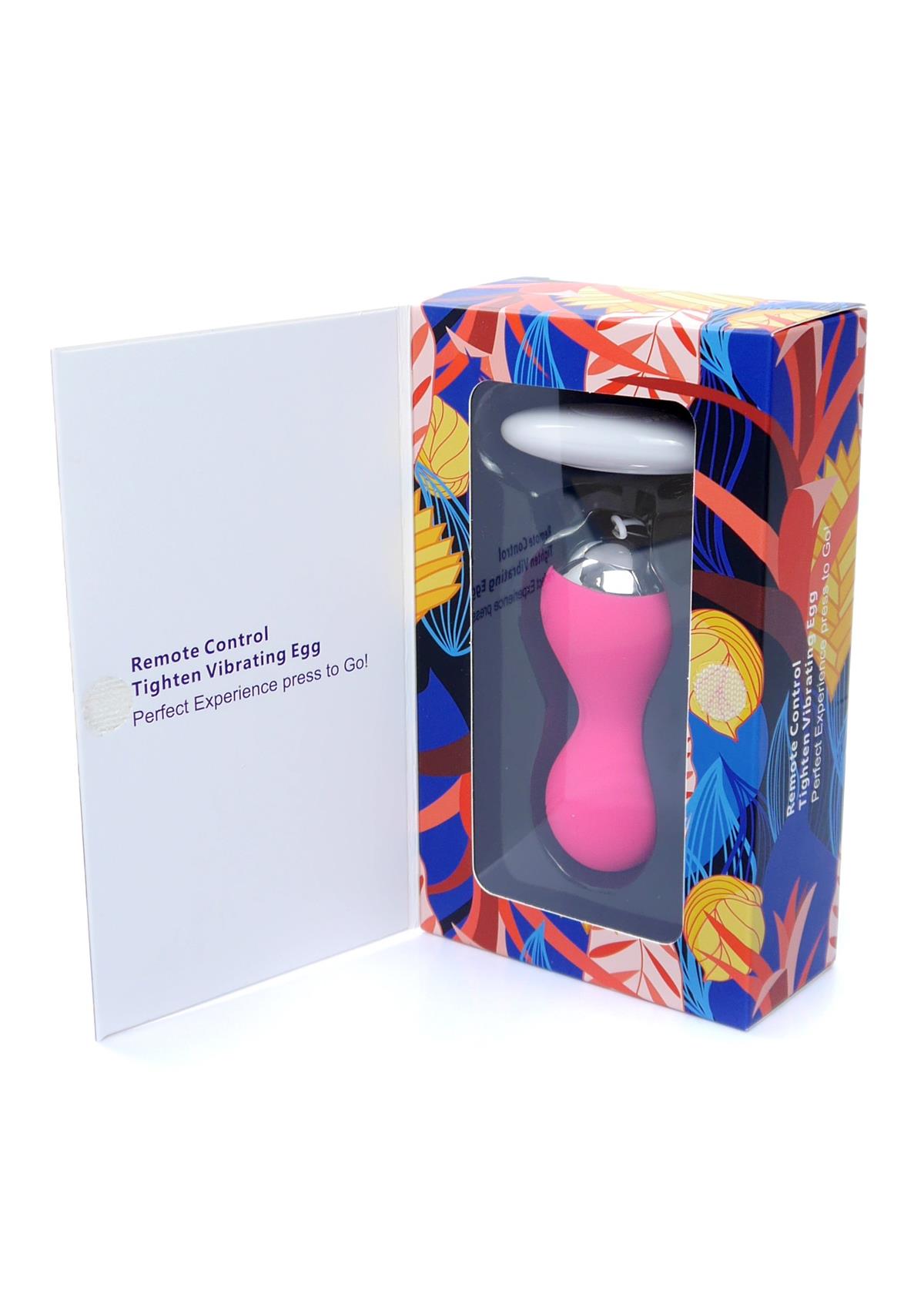 Bossoftoys Vibrating Kegel Balls - Remote Control - Rechargeable - Pink - 22-00027
