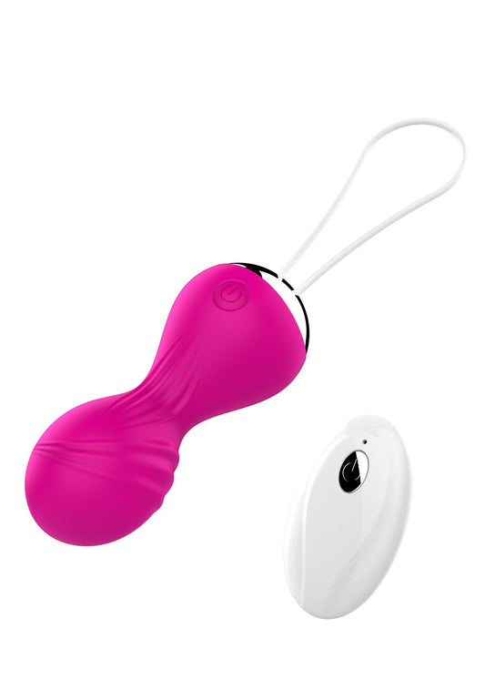 Boysoftoys Vibrating Kegel Balls - Remote Control - Rechargeable - Pink - 22-00027