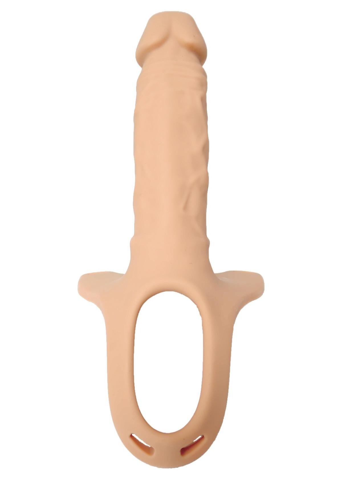 Bossoftoys Hollow strap on - Super Hero - Silicone - Dick length 16,5 cm - dia 4,5 cm - total length 24,5 cm - 22-00028