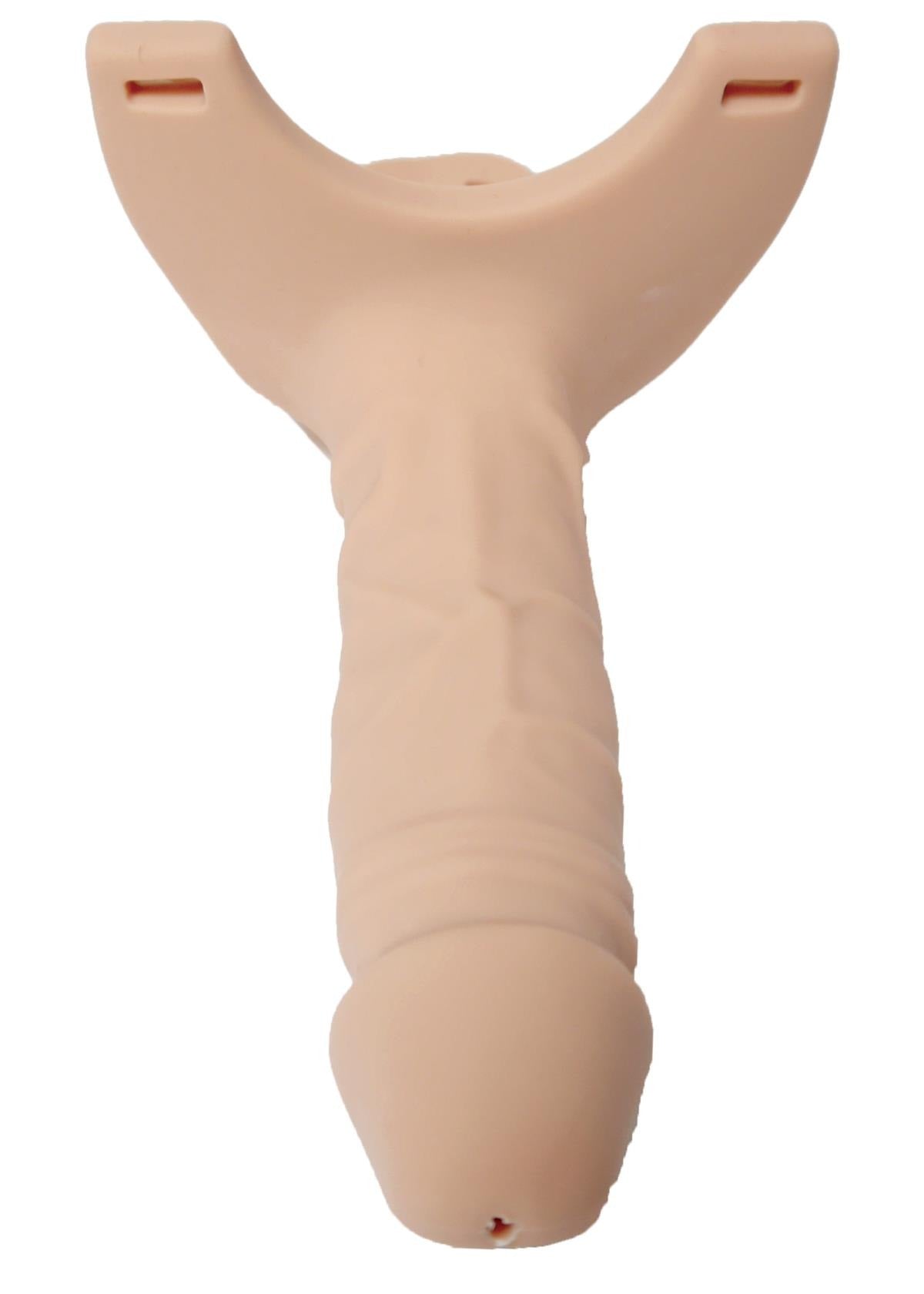 Boysoftoys Hollow strap on - Super Hero - Silicone - Dick length 16,5 cm - dia 4,5 cm - total length 24,5 cm - 22-00028