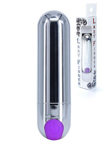 Boysoftoys Rechargeable bullet - 10 function - Purple - colour box - 22-00032
