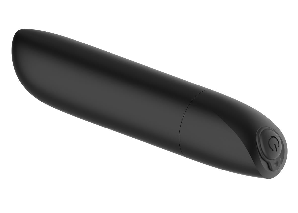 Bossoftoys - 22-00045 - Powerful Bullet Vibrator - USB rechargeable - 20 Functions - mat black