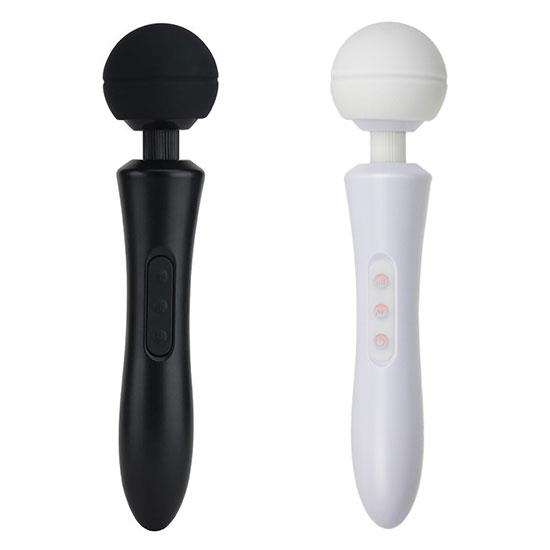 Bossoftoys Ultra Big size Wand massager - 20 Function - Enormous Size - 35 cm - Head size 7,7 cm - White - Rechargeable - 22-00009