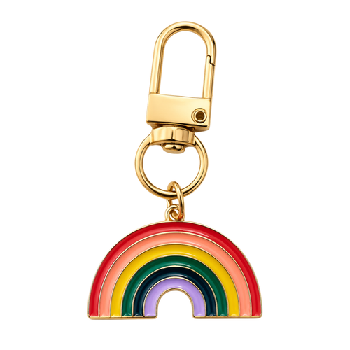 Kinky Pleasure - KPK073 - Rainbow Keychain – Pride Theme Metal Design