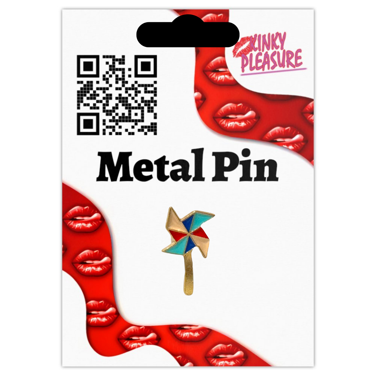 Kinky Pleasure - KPB051 - Badge / Pin - Wind Toy