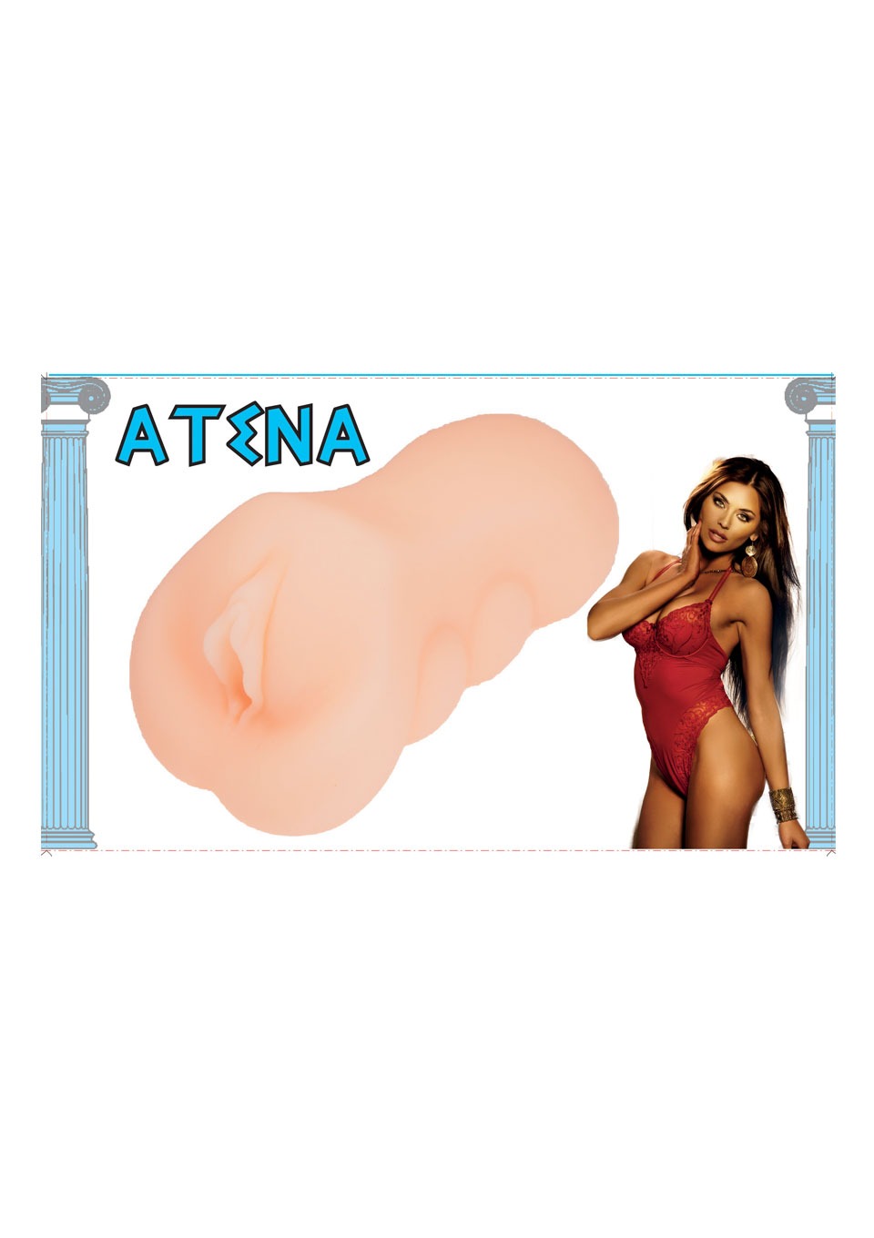 Boysoftoys - 26-00006 - Atena - Masturbator - Vagina - heavy 650 gram - colour box