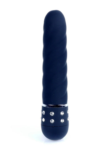 Bossoftoys - 26-00115 - Diamond stones Mini Vibrator - 11,5 cm - luxury Giftbox - G spot vibrator - Black