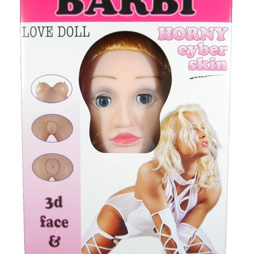 Boysoftoys Barbi blow up doll with real face - 26-00021