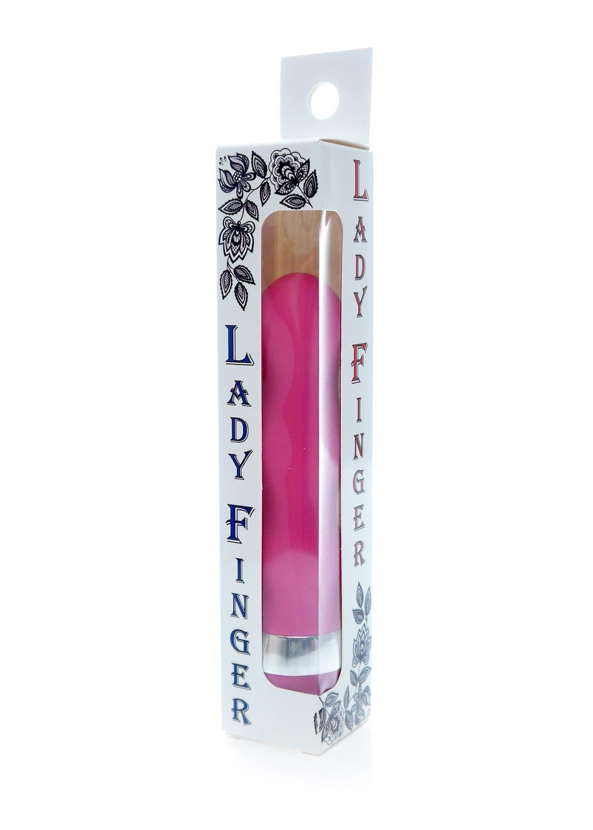 Bossoftoys - 26-00060 - Mini wand vibrator - Lady finger 01 - 10,5 cm - dia 2-2,5 cm - Pink - Window colourbox