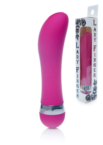 Bossoftoys - 26-00061 - Mini wand vibrator - Lady finger 02 - 10,5 cm - dia 2-2,5 cm - Pink - Window colourbox