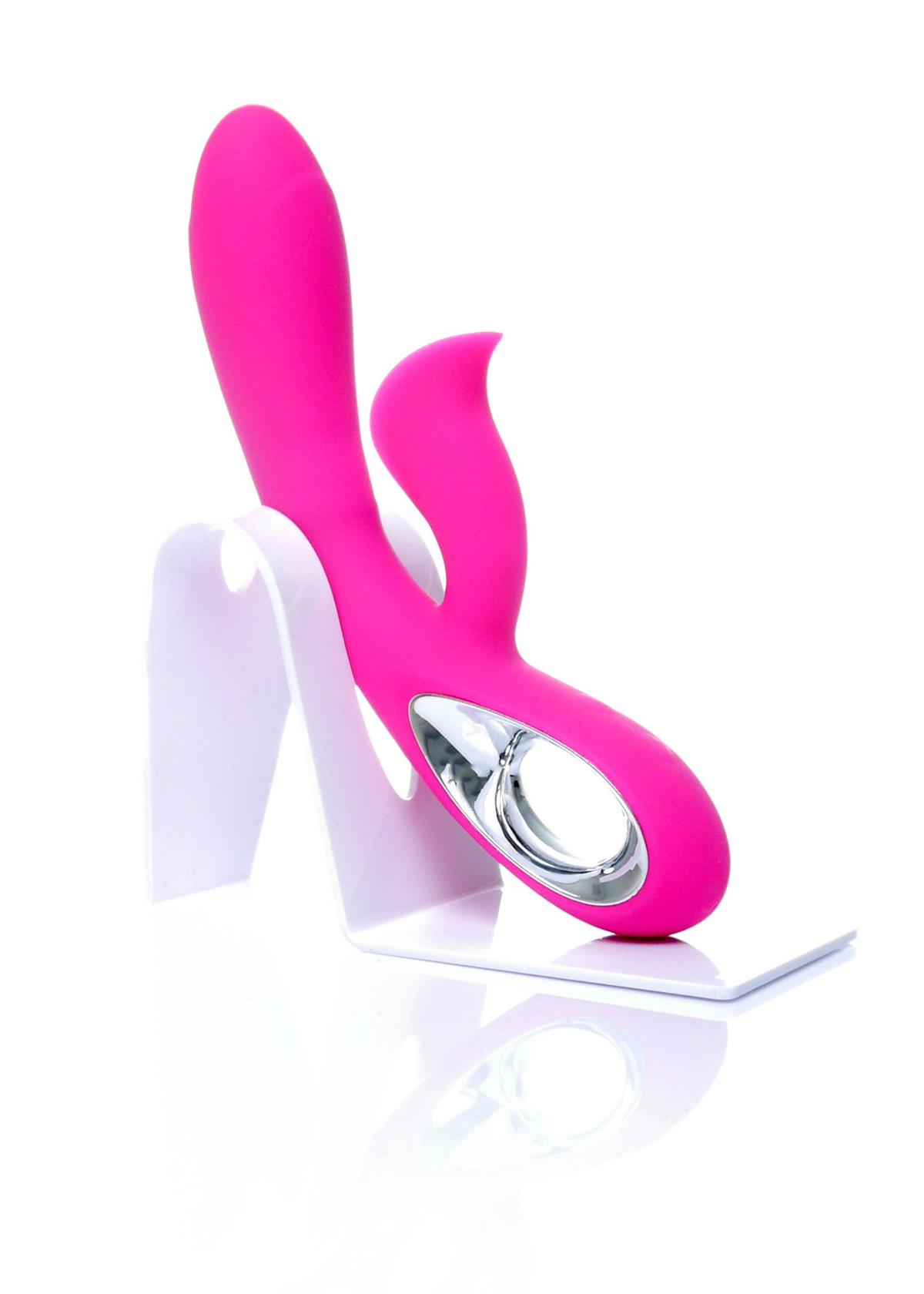 Bossoftoys - 26-00066 - Daro g spot vibrator - Silicone - pink colour - total length 19,5 cm - dia 2 /3 cm - 12 function - Rechargeable