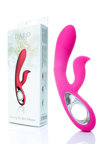Bossoftoys - 26-00066 - Daro g spot vibrator - Silicone - pink colour - total length 19,5 cm - dia 2 /3 cm - 12 function - Rechargeable