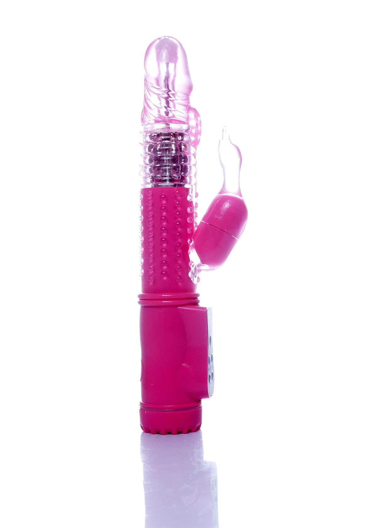 Bossoftoys - 26-00100 - Big - Powerful - Pink - Tarzan - Rabbit - 36 Function - Gus Vibrator - 22 cm - 8,7" - colour window box