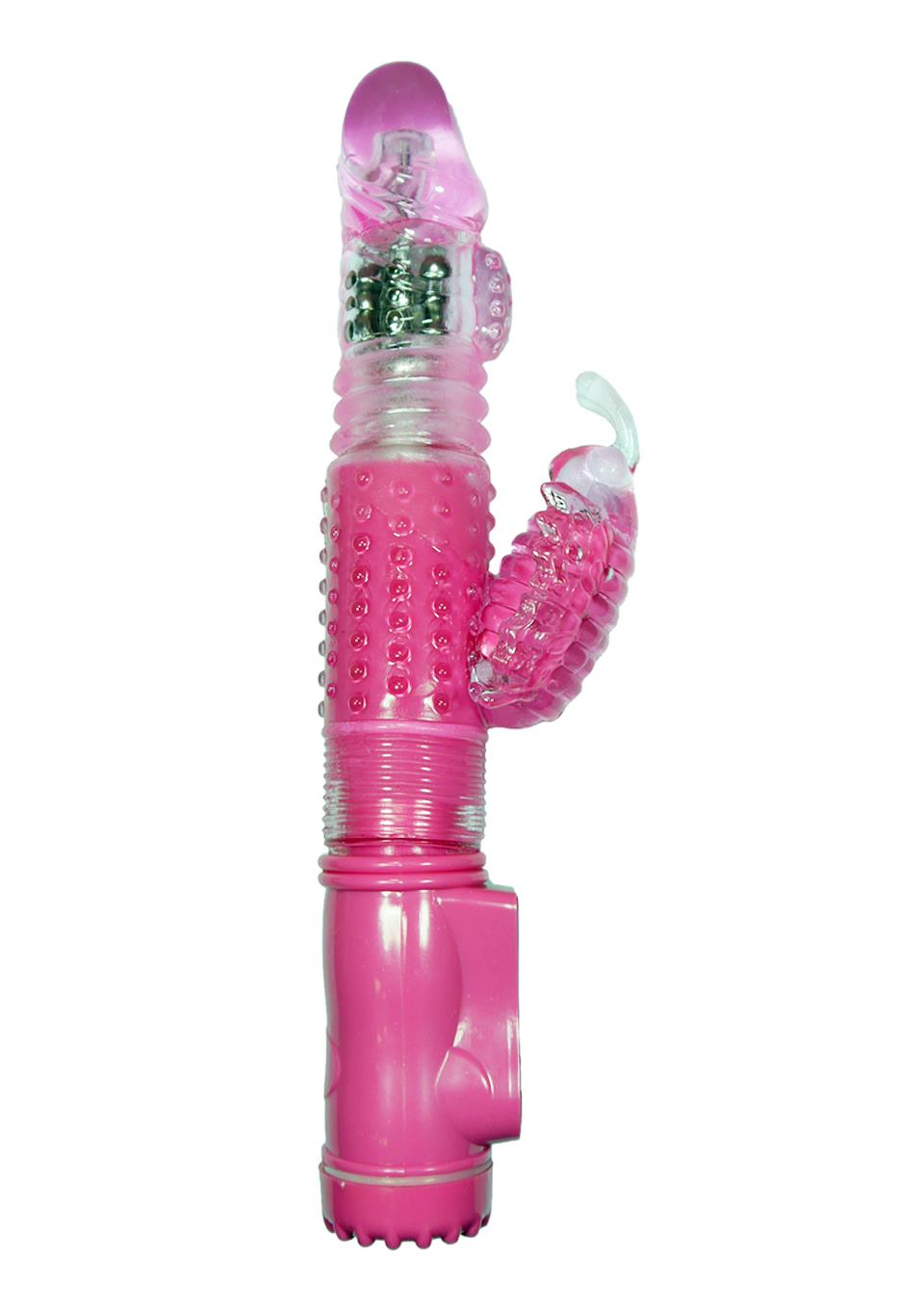 Boysoftoys - 26-00102 - Up & Down Rabbit - Rotatin - Big size 24 ,5 cm - Powerful Pink Tarzan - 36 function
