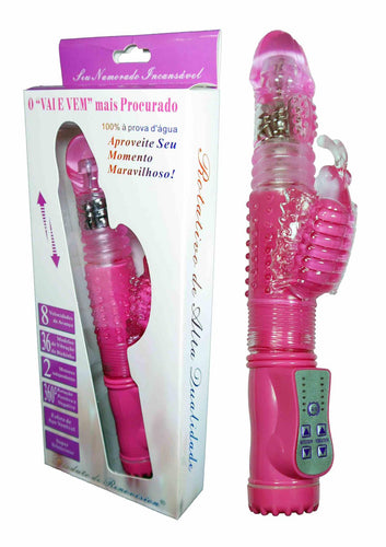 Boysoftoys - 26-00102 - Up & Down Rabbit - Rotatin - Big size 24 ,5 cm - Powerful Pink Tarzan - 36 function