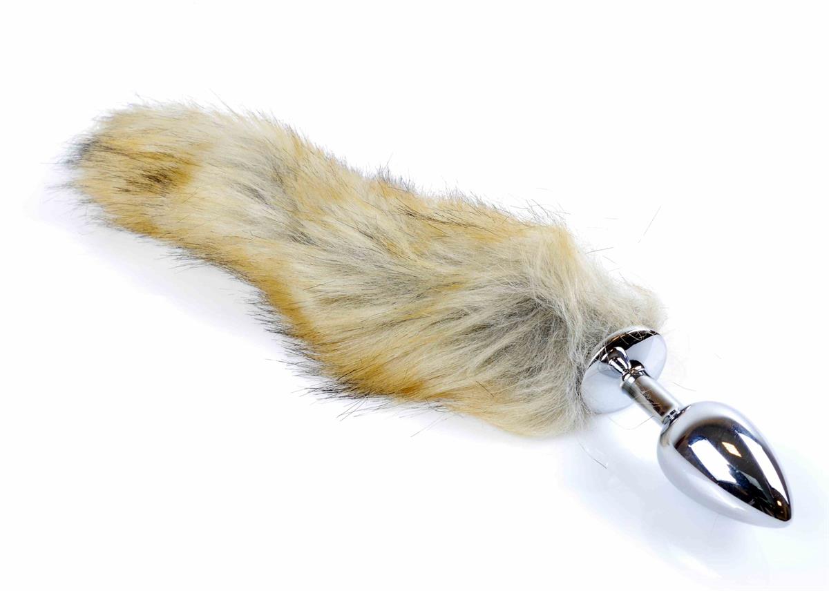 Bossoftoys - 26-00113 - Plug with brown fox tail XL - 45 cm - big size