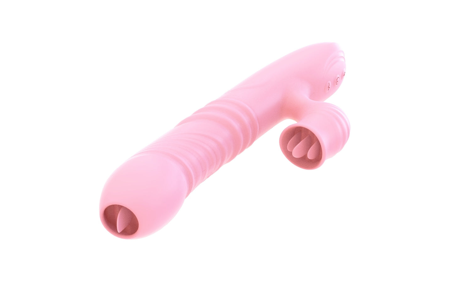 Bossoftoys - 26-00156 - Fanny Air sucker Clitoris Licker G Spot Vibrator - 20 Function - Pink