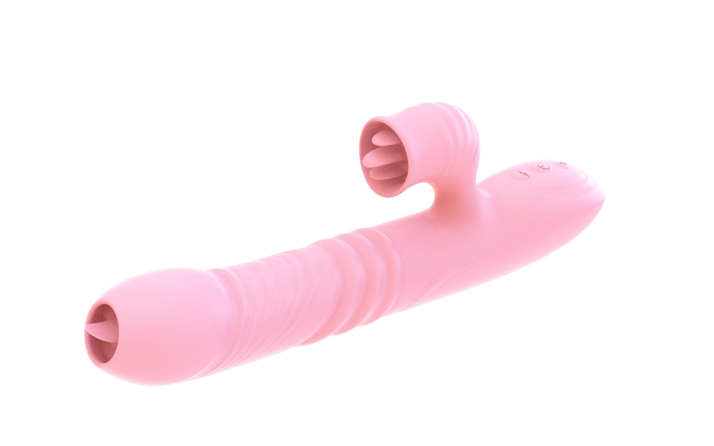 Bossoftoys - 26-00156 - Fanny Air sucker Clitoris Licker G Spot Vibrator - 20 Function - Pink