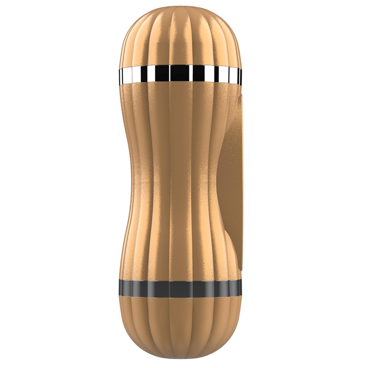 Bossoftoys - 26-00188 - Bevis Vibrating Big Size Golden Masturbatorcup - Usb