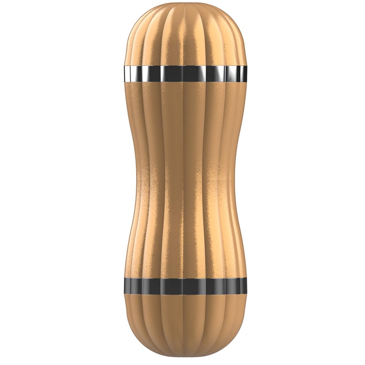 Bossoftoys - 26-00188 - Bevis Vibrating Big Size Golden Masturbatorcup - Usb