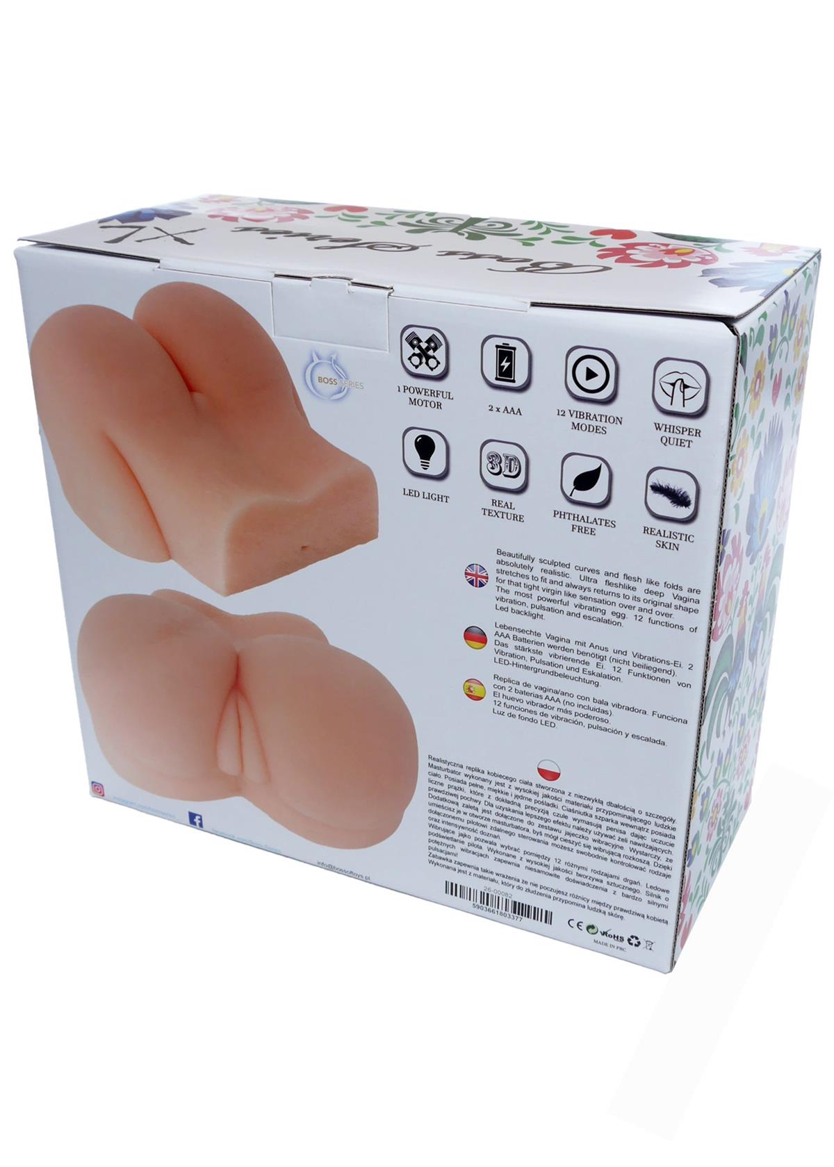 Boysoftoys Pussy & Ass XL - Masturbator - Heavy - 3,8 kg of Love - 26-00082
