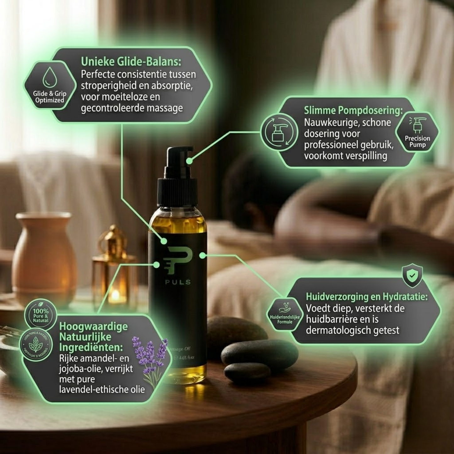 Puls - P001 - Massage Oil - 120ml